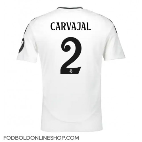 Real Madrid Daniel Carvajal #2 Hjemmebanetrøje 2024-25 Kortærmet